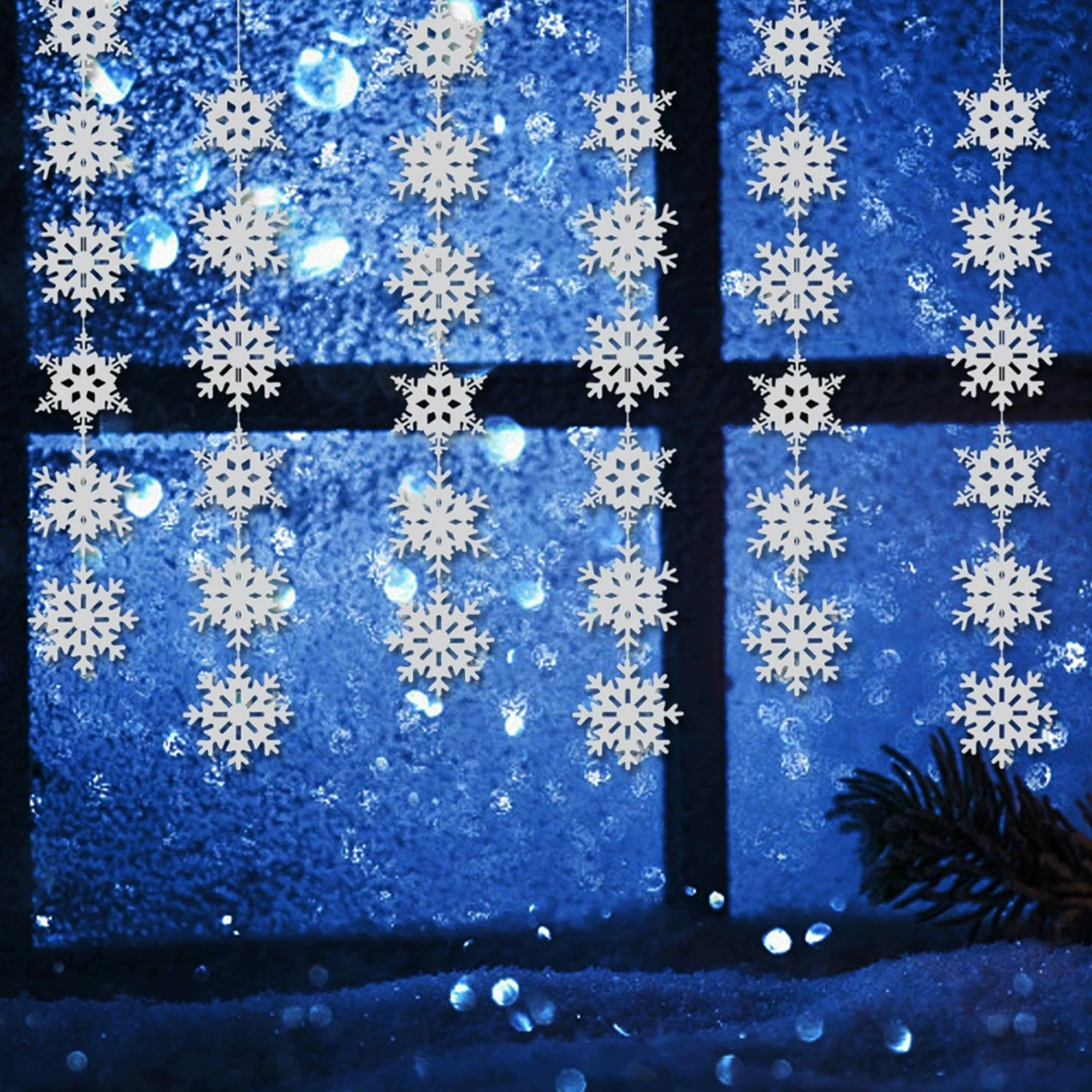 Christmas Red Glitter Reindeer Ornaments Holiday Tree Decorations for Home Office and Party Decor